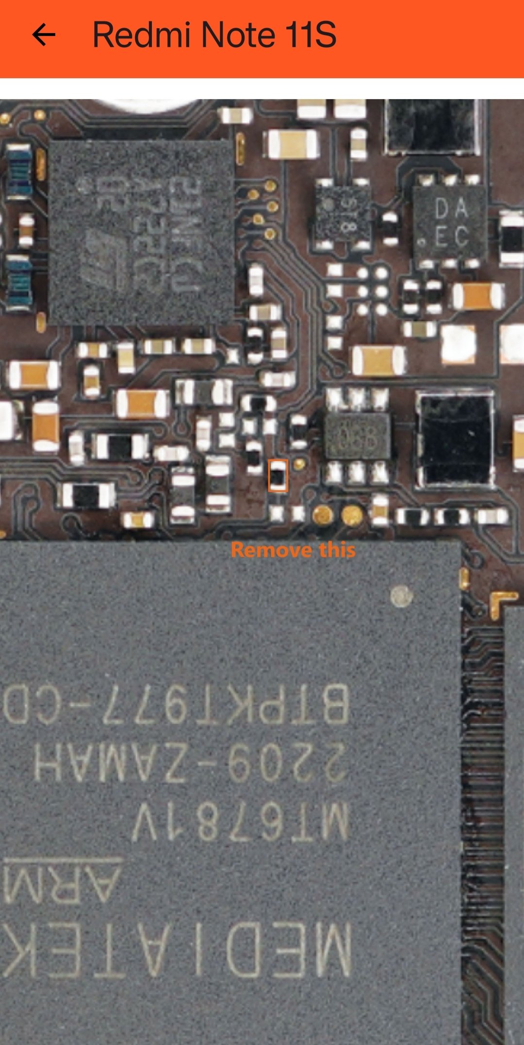 Xiaomi Redmi Note 11s 5g RSA Protection Solution